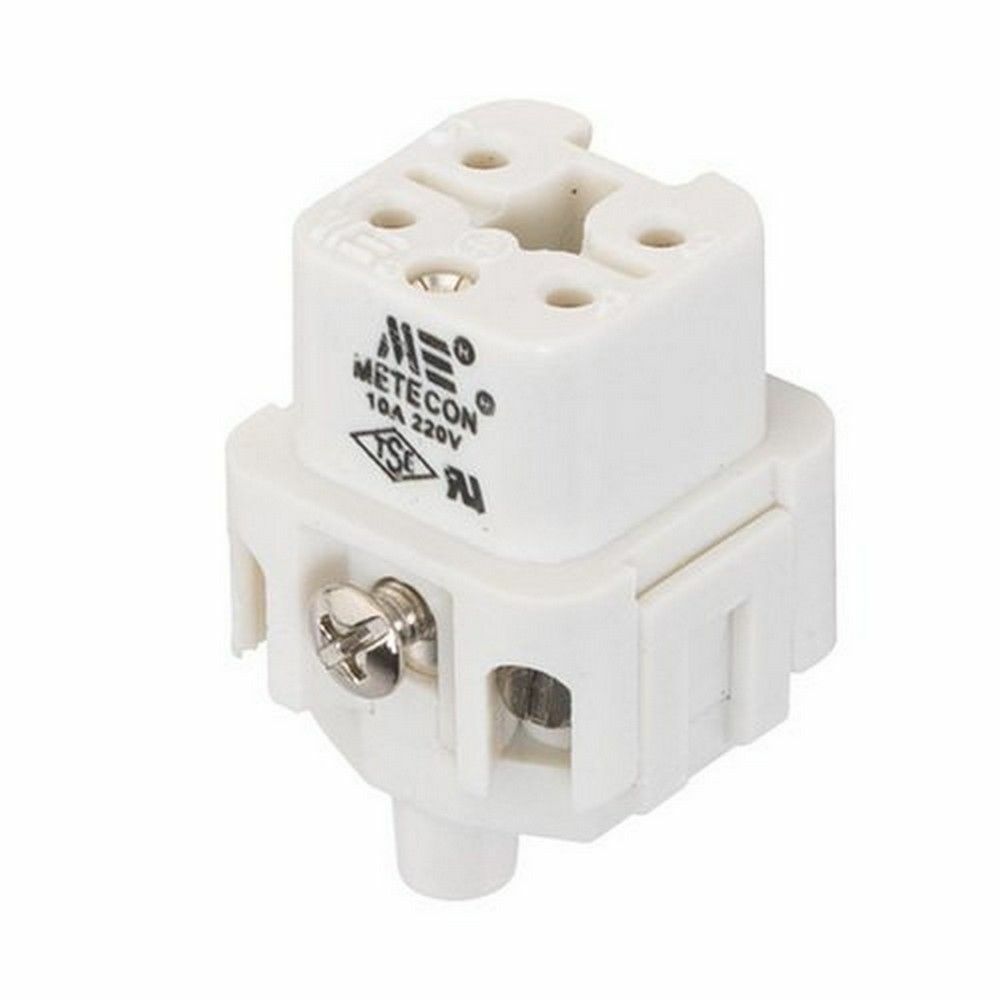 METE ENERJİ 5X10A. ÇOKLU PRİZ ÇEKİRDEK MONTAJLI (ARKA GİRİŞLİ) 29012