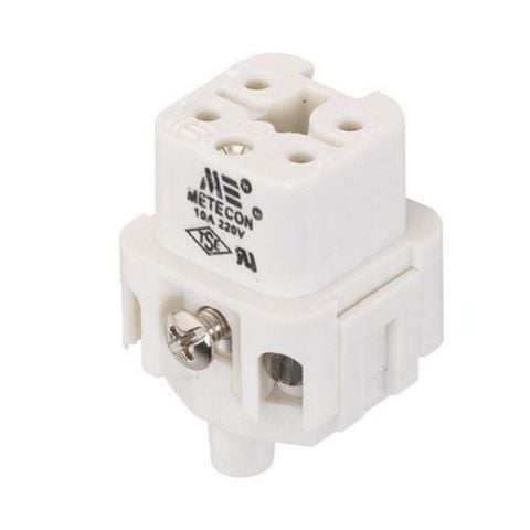 METE ENERJİ 5X10A. ÇOKLU PRİZ ÇEKİRDEK MONTAJLI (ARKA GİRİŞLİ) 29012