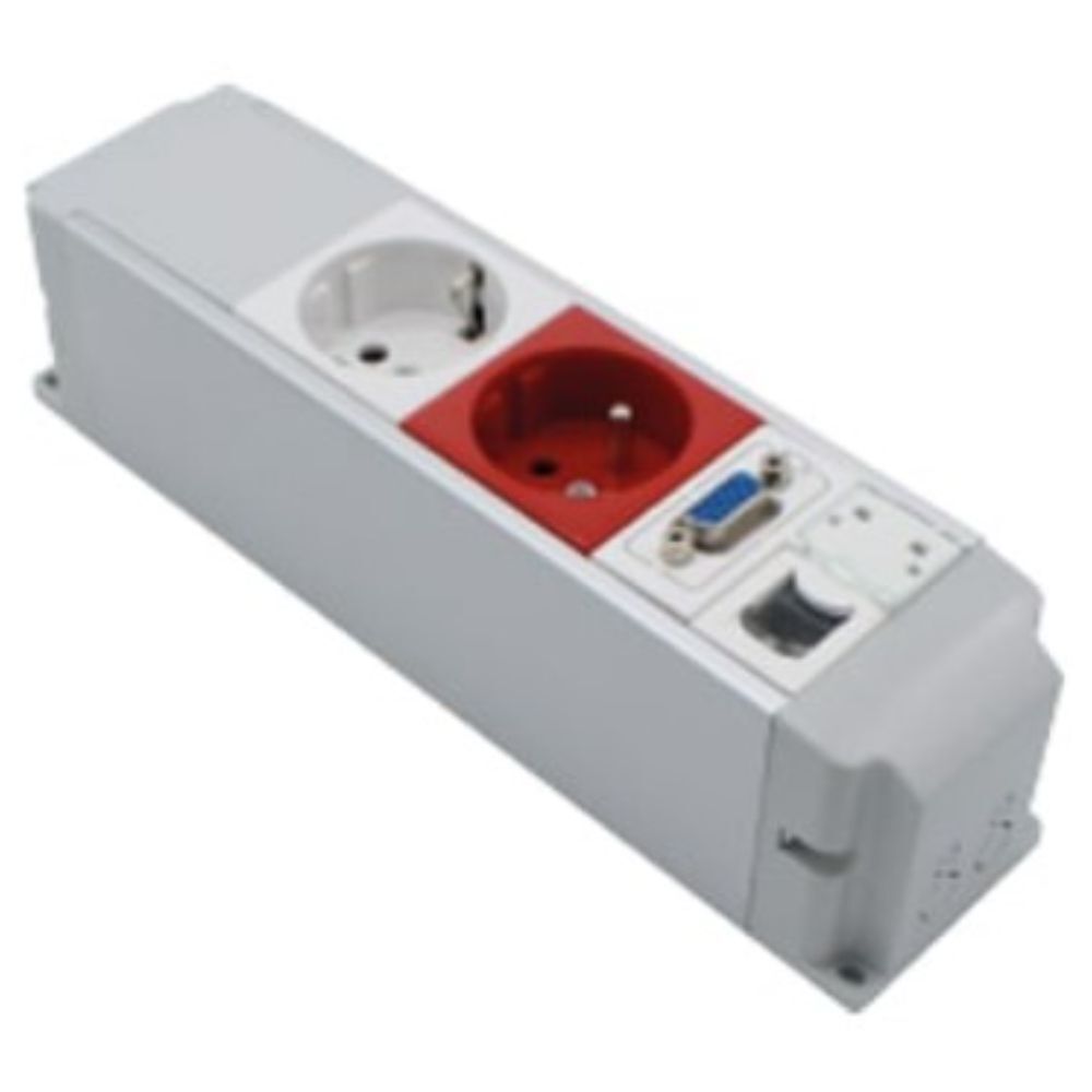 ÇETİNKAYA ALÜMİNYUM PRİZ BLOKLARI 12 MODÜL ELOKSAL