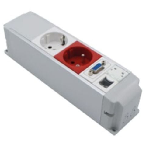 ÇETİNKAYA ALÜMİNYUM PRİZ BLOKLARI 12 MODÜL ELOKSAL