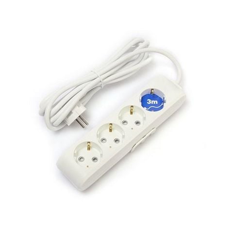 VİKO MULTİ-LET ÇOCUK KORUMALI DÖRTLÜ TOPRAKLI GRUP PRİZ 3 MT. KABLOLU 90113403