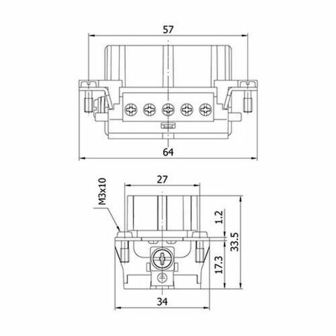 METE ENERJİ 10X16A. PRİZ ÇEKİRDEK MONTAJLI 29020