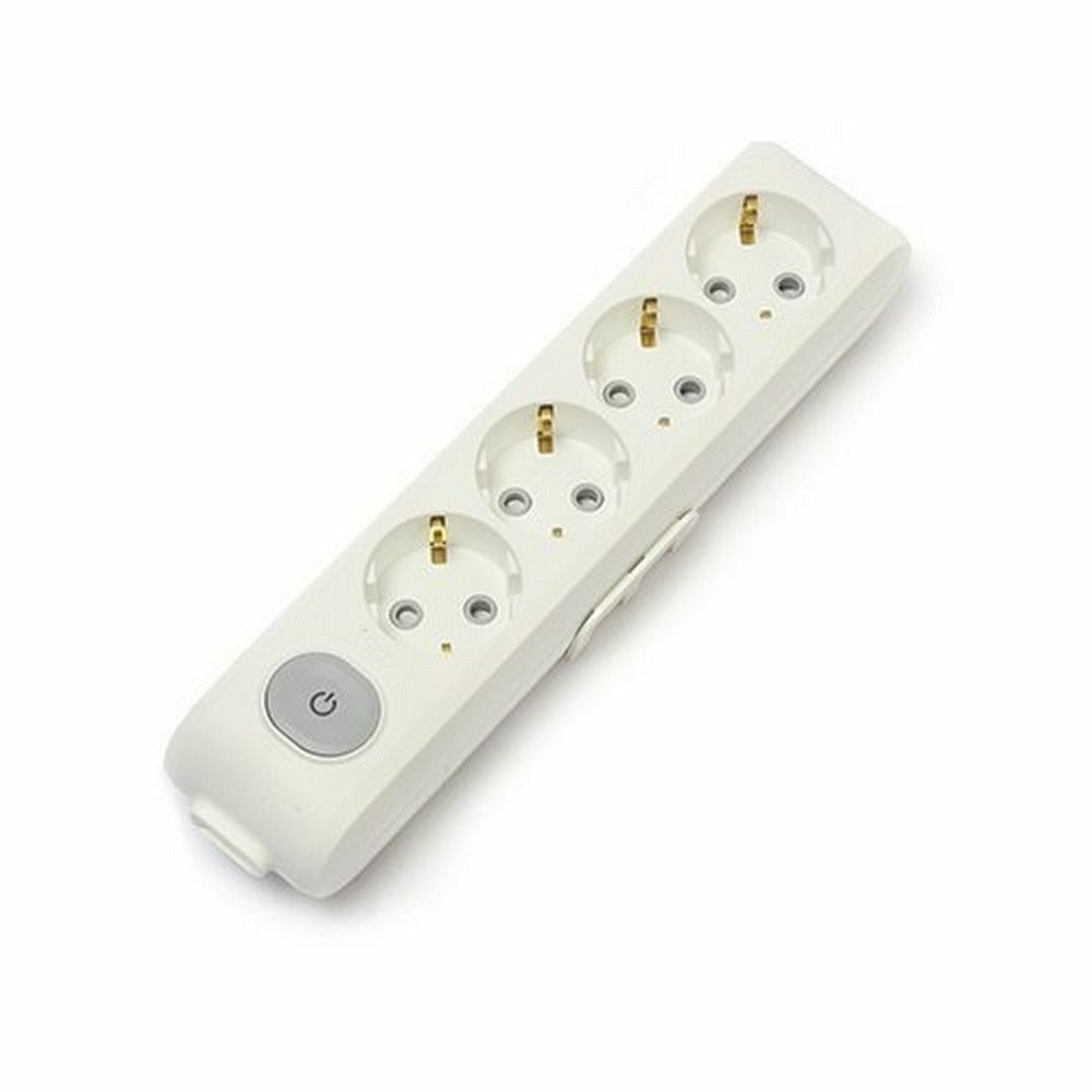 VİKO MULTİ-LET DÖRTLÜ ANAHTARLI TOPRAKLI GRUP PRİZ 90117400