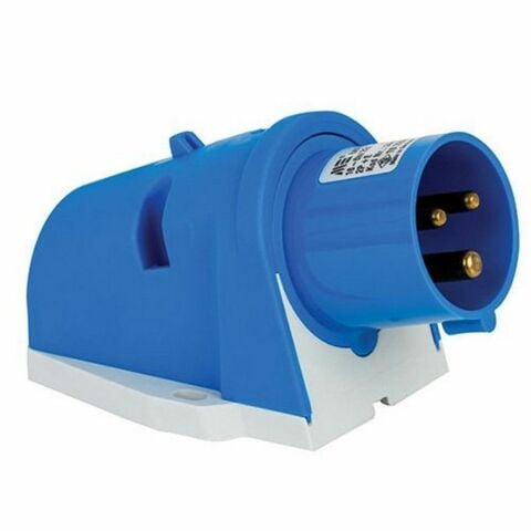 METE ENERJİ 3X16A. IP44 DUVAR FİŞİ EĞİK GÖVDELİ VİDALI BAĞLAN T24423V