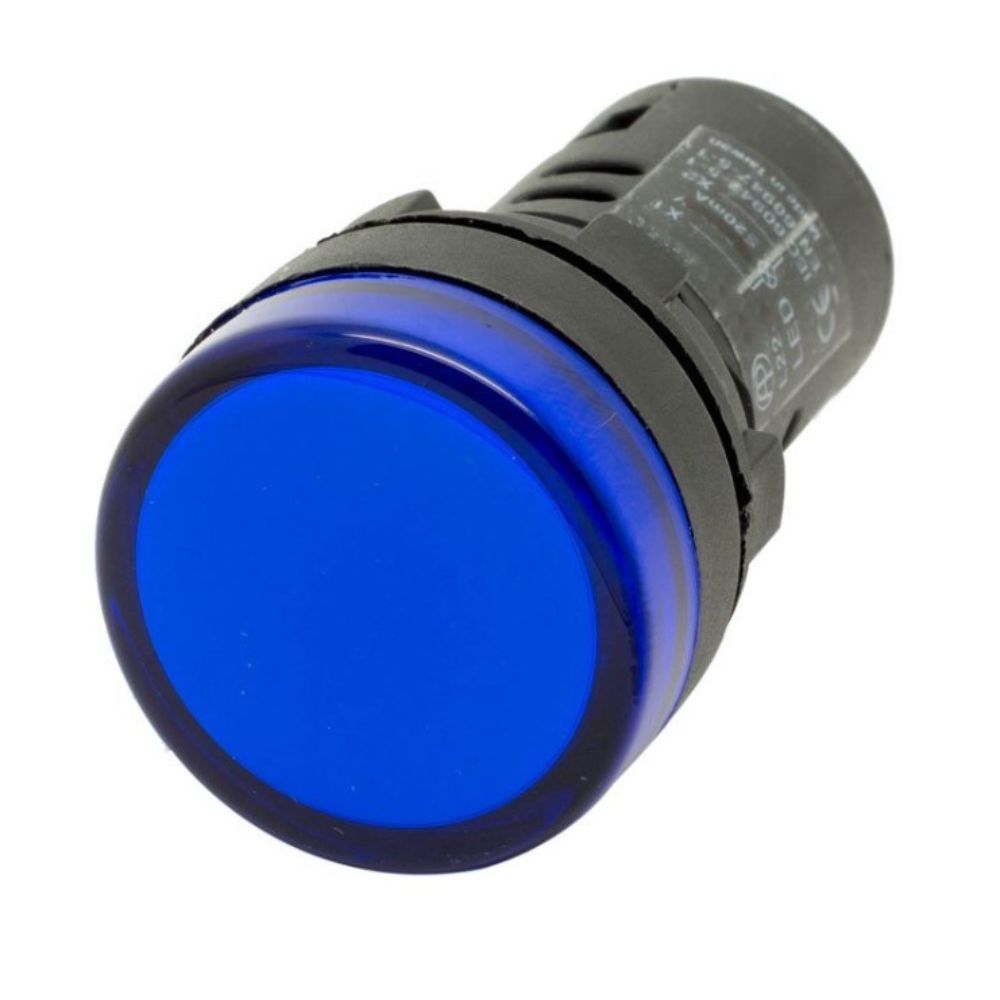 GWEST 22-24V-M 24V 22MM MAVİ LEDLİ SİNYAL LAMBASI