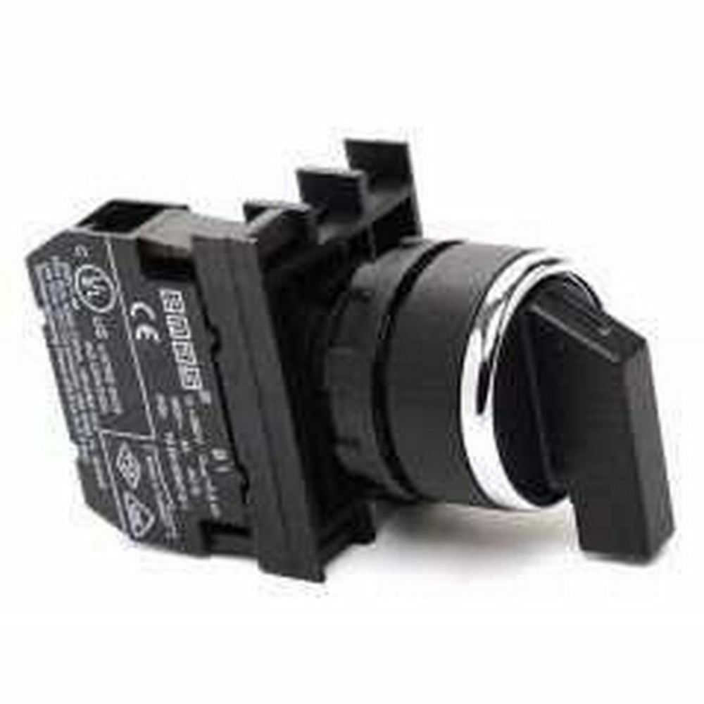 EMAS B101S31 SİYAH SEÇİCİ 2 NA TEK DÖNÜŞLÜ KUMANDA BUTONU