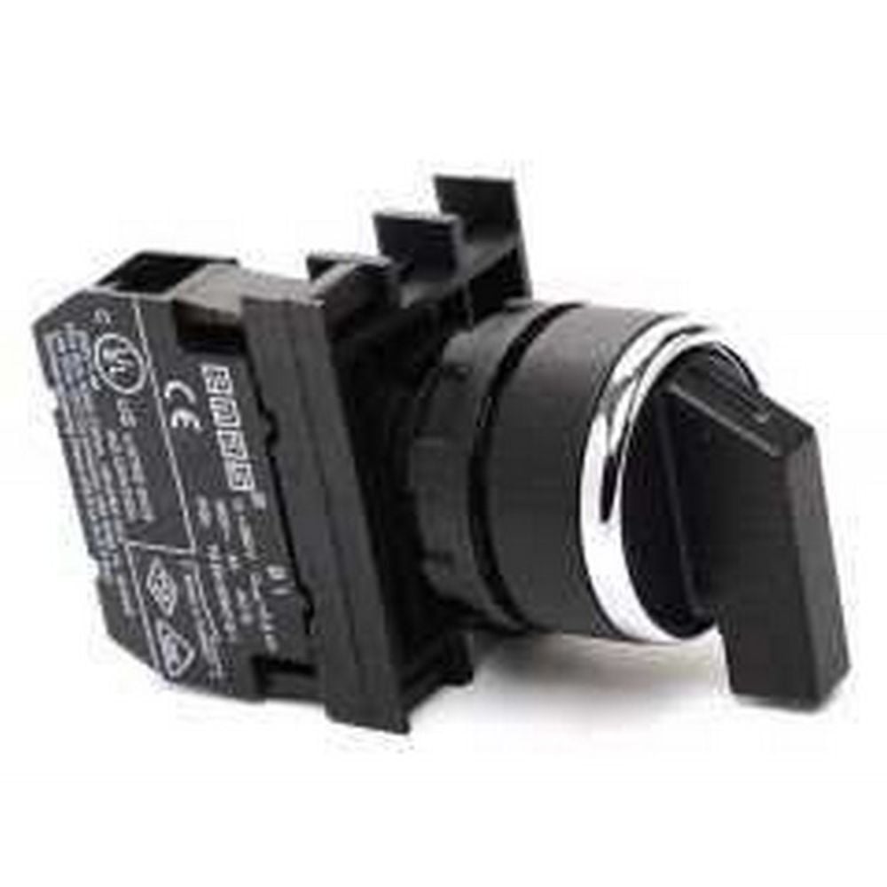 EMAS B101S31 SİYAH SEÇİCİ 2 NA TEK DÖNÜŞLÜ KUMANDA BUTONU