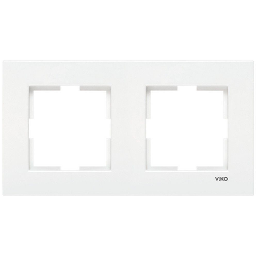 VİKO KARRE İKİLİ ÇERÇEVE BEYAZ 90960201