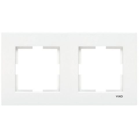 VİKO KARRE İKİLİ ÇERÇEVE BEYAZ 90960201