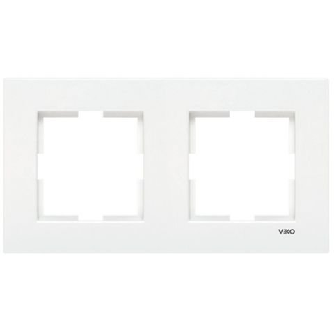 VİKO KARRE İKİLİ ÇERÇEVE BEYAZ 90960201