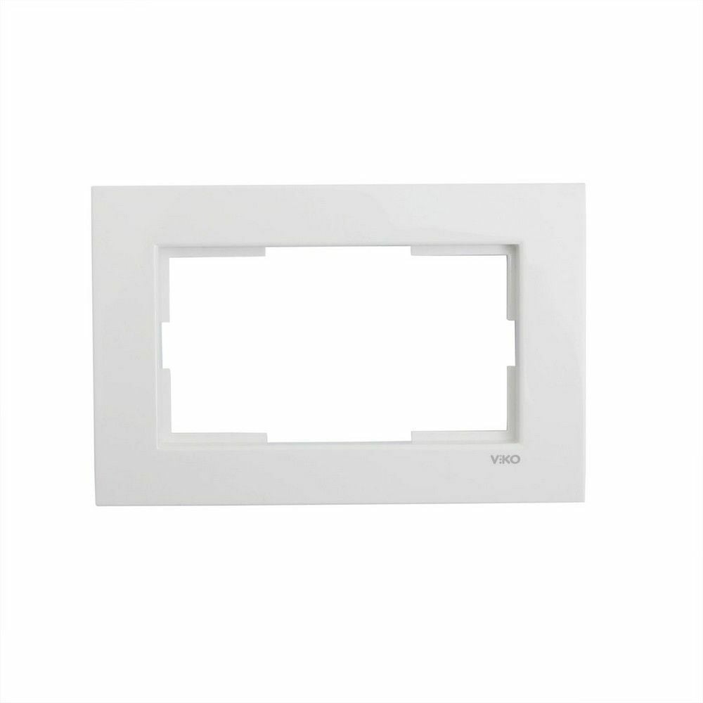 VİKO KARRE İKİLİ PRİZ ÇERÇEVE 90960206