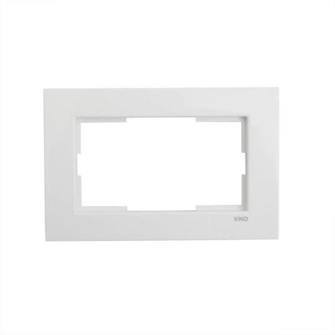 VİKO KARRE İKİLİ PRİZ ÇERÇEVE 90960206