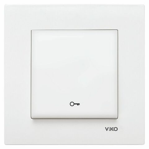 VİKO KARRE KAPI OTOMATİĞİ ANAHTARI BEYAZ (ÇERÇEVE HARİÇ) 90967005