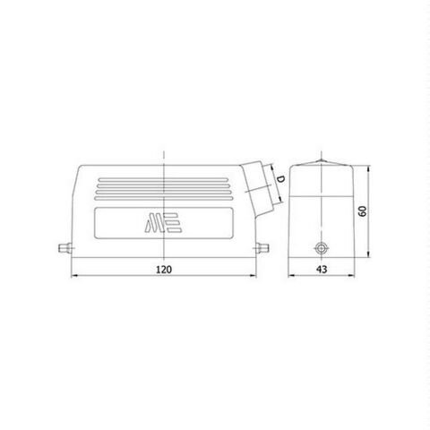 METE ENERJİ 24X16A. ÇOKLU UZATMA GÖVDE-5 YAN GİRİŞ PERÇİNLİ 29373