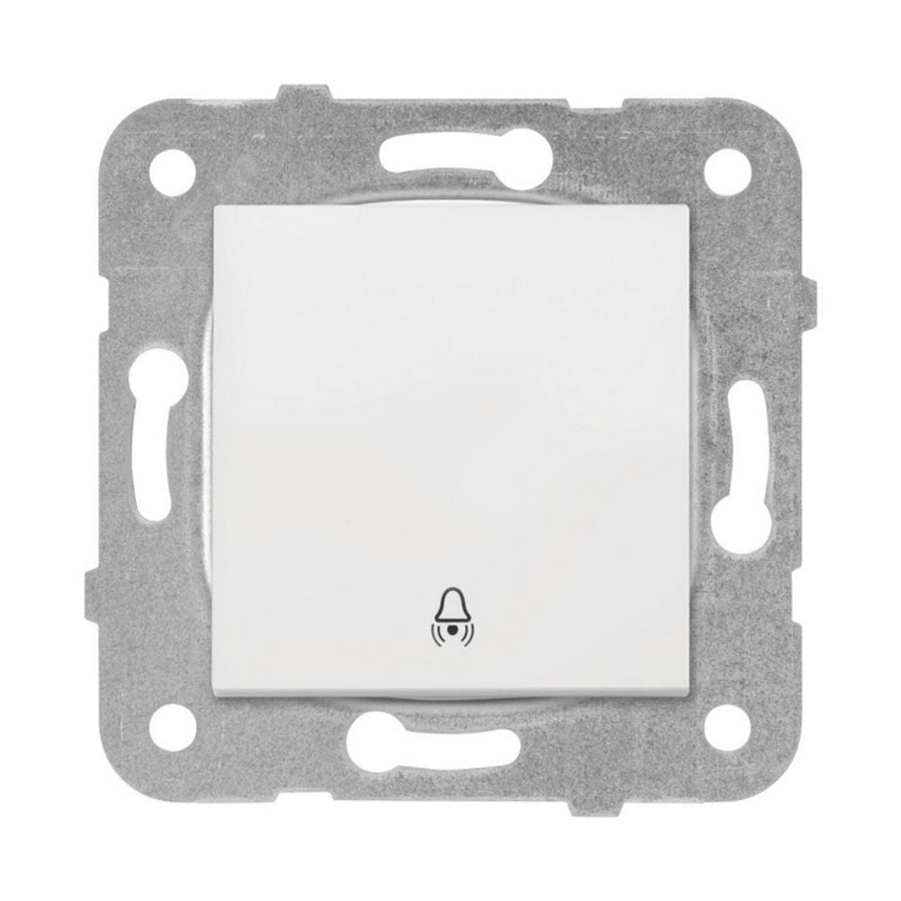 VİKO KARRE ZİL ANAHTARI BEYAZ (ÇERÇEVE HARİÇ) 90967006