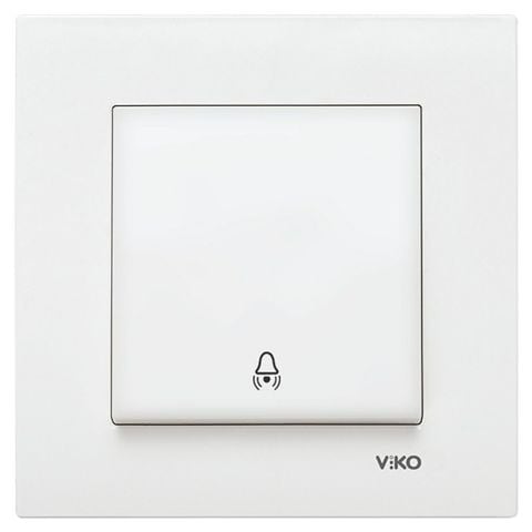 VİKO KARRE ZİL ANAHTARI BEYAZ (ÇERÇEVE HARİÇ) 90967006