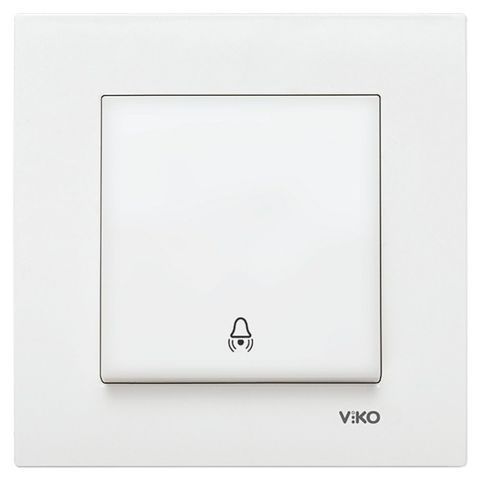 VİKO KARRE ZİL ANAHTARI BEYAZ (ÇERÇEVE HARİÇ) 90967006