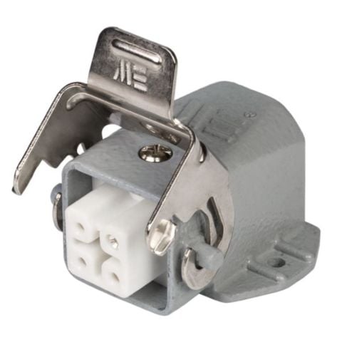 METE ENERJİ 4X10A.ÇOKLU EĞİK MAKİNE PRİZİ GEÇİŞLİ METAL MANDAL - 403003S