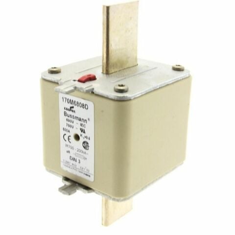 EATON 170M6808D 170M6808D FUSE 500A 690V SİGORTA BIÇAKLI SİGORTA SERAMİK