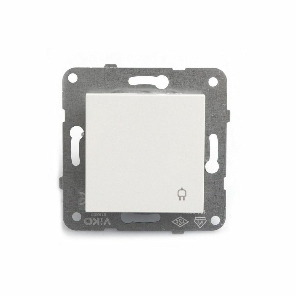 VİKO K-M BEYAZ KAPAKLI TOP PRİZ Ç.K. MEK+D-K 90967012