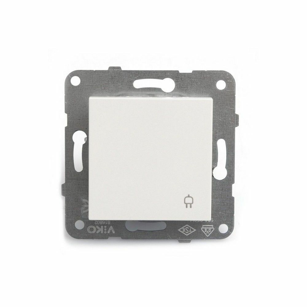 VİKO K-M BEYAZ KAPAKLI TOP PRİZ Ç.K. MEK+D-K 90967012