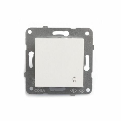 VİKO K-M BEYAZ KAPAKLI TOP PRİZ Ç.K. MEK+D-K 90967012