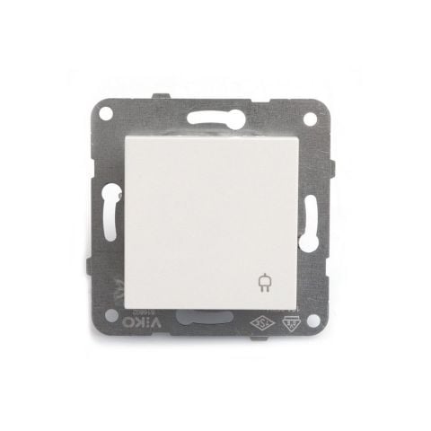 VİKO K-M BEYAZ KAPAKLI TOP PRİZ Ç.K. MEK+D-K 90967012