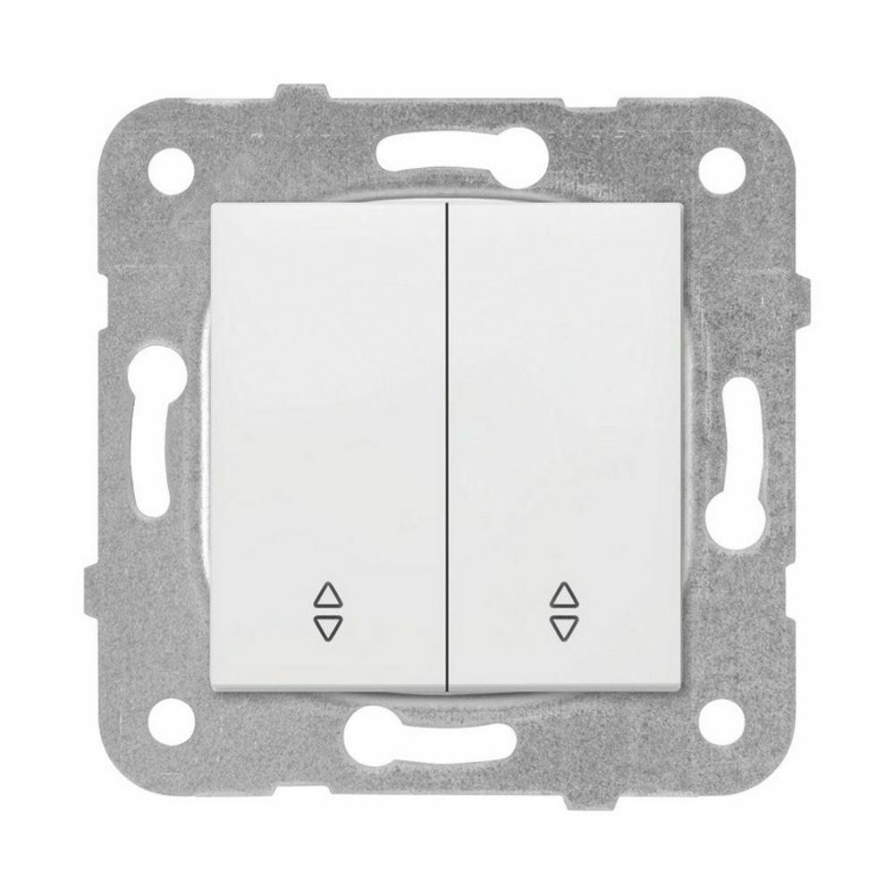 VİKO KARRE ANAHTAR KOMÜTATÖR VEAVİEN BEYAZ (ÇERÇEVE HARİÇ) 90967017