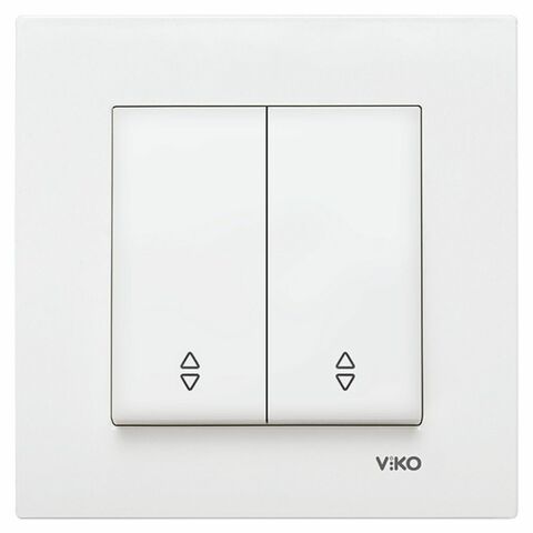 VİKO KARRE ANAHTAR KOMÜTATÖR VEAVİEN BEYAZ (ÇERÇEVE HARİÇ) 90967017