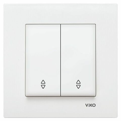 VİKO KARRE ANAHTAR KOMÜTATÖR VEAVİEN BEYAZ (ÇERÇEVE HARİÇ) 90967017