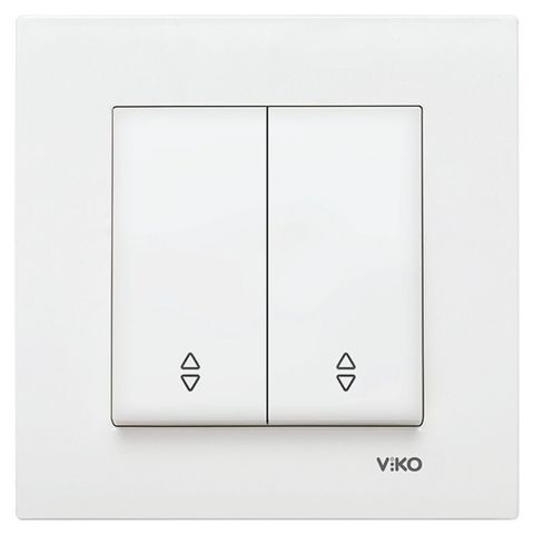 VİKO KARRE ANAHTAR KOMÜTATÖR VEAVİEN BEYAZ (ÇERÇEVE HARİÇ) 90967017