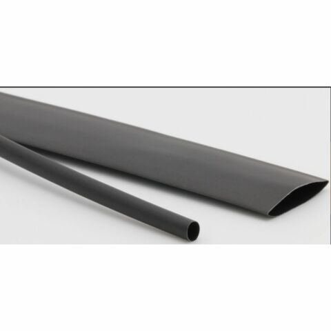 WOER WOER 200 METRE 3MM SİYAH ISIYLA DARALAN MAKARON