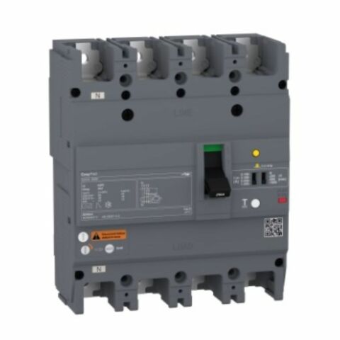 SCHNEIDER DEVRE KESİCİ EASYPACT EZCV250H TMD 125 A 4 KUTUP 3D 3303431119264
