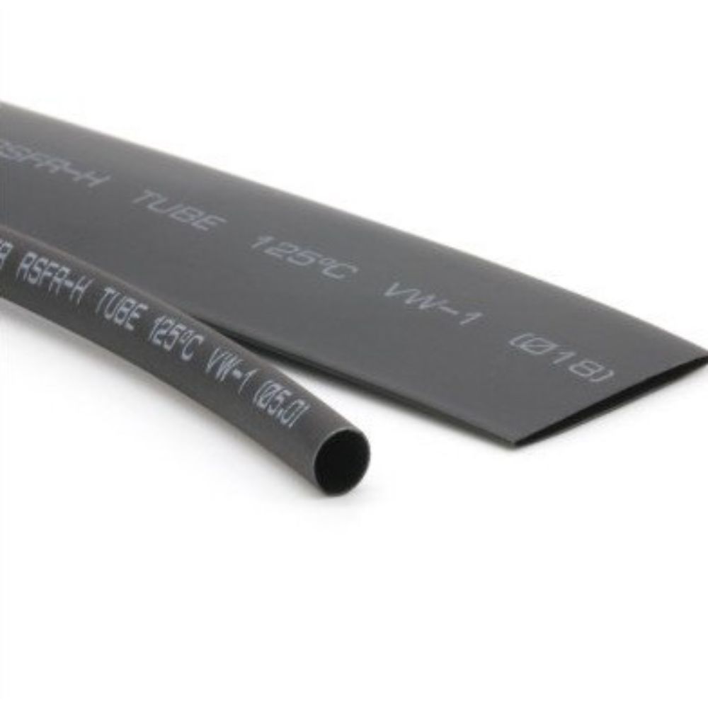 WOER WOER 100 METRE 16MM SİYAH ISIYLA DARALAN MAKARON