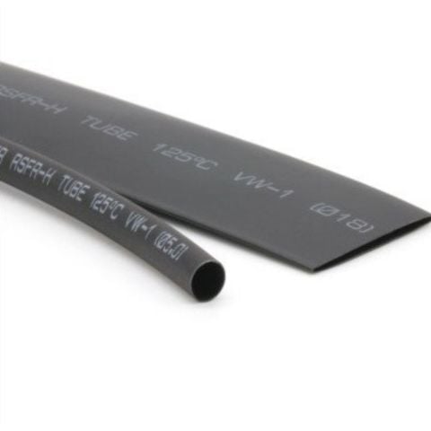 WOER WOER 100 METRE 16MM SİYAH ISIYLA DARALAN MAKARON