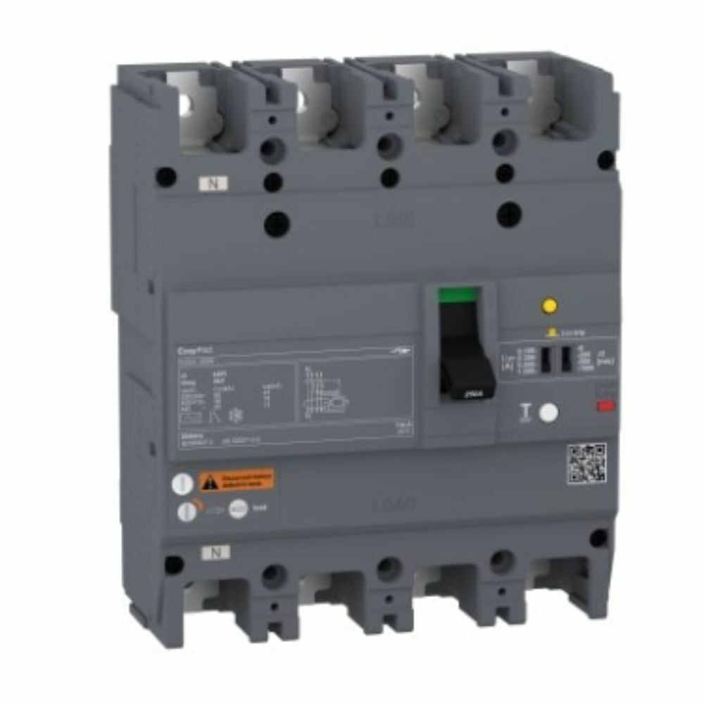 SCHNEIDER 4P 36 KA 380VAC 250A K.AKIM KORUMALI KOMPAKT ŞALTER 3303431119325
