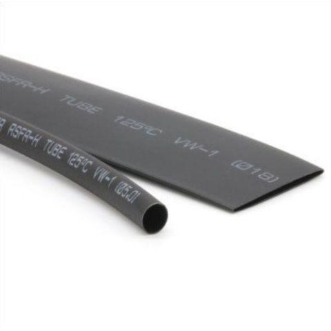 WOER WOER 50 METRE 40MM SİYAH ISIYLA DARALAN MAKARON