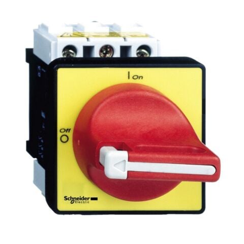 SCHNEIDER 7.5KW 32A SARI PLAKA KIRMIZI MANDAL VARİO ŞALTER 3389110449365