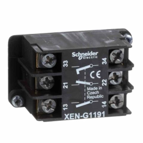 SCHNEIDER VİNÇ KUMANDA KUTULARI İÇİN 2 KADEMELİ KONTAK BLOĞU ( NO+NK) NO 3389110645705