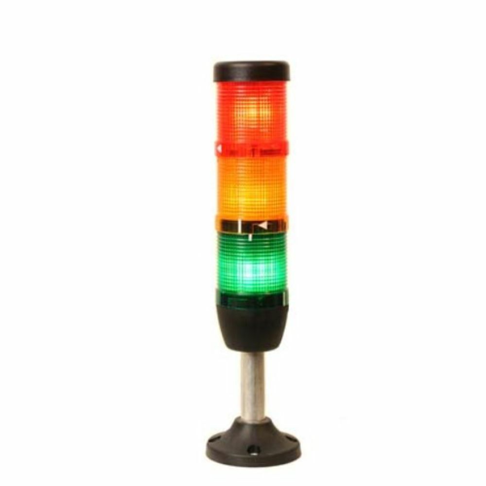 EMAS 50MM 24V FLAS 110MM AL.AYAKLIUCLU ISIKLI KOL