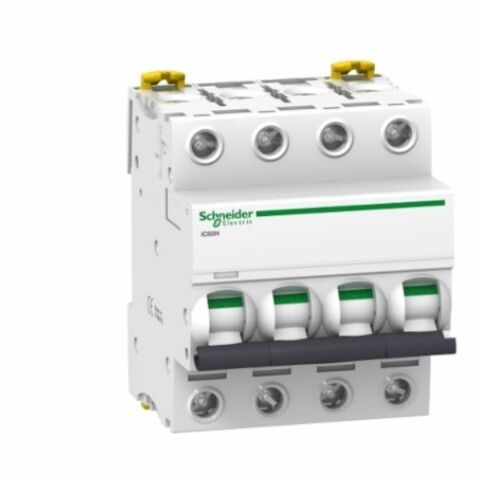 SCHNEIDER A9F84463 4X63A 10KA C EĞRİSİ İC60H MİNYATÜR DEVRE KESİCİ 3606480082030
