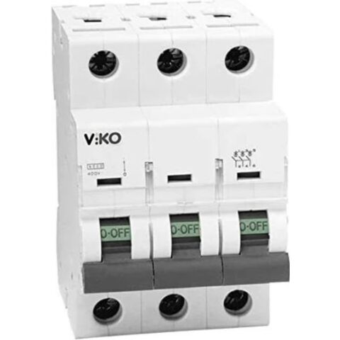 VİKO 3X100A 10 KA C TİPİ OTOMATİK SİGORTA 10VTB-3C100