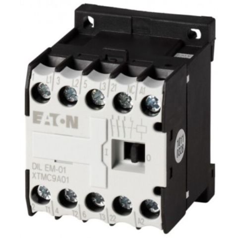 EATON DILEM-01-G(24VDC) CONTACTOR,4KW/400V,DC OPER- Y7-10343