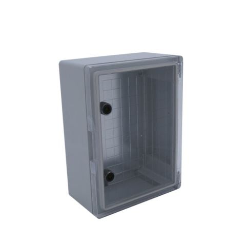 ÇETİNKAYA 50X70X24,5 GALVANİZ TABAN SAÇLI ŞEFFAF KAPAKLI PANO