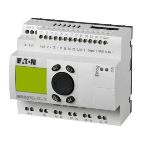 EATON EASY822-DC-TC EASY RÖLE-EKRANLI, 24VDC 12DI