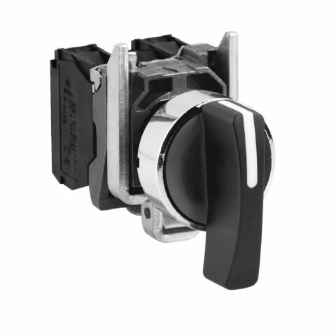 SCHNEIDER 1-0-2 YAYLI SİYAH UZUN MANDALLI BUTON 3389110887129