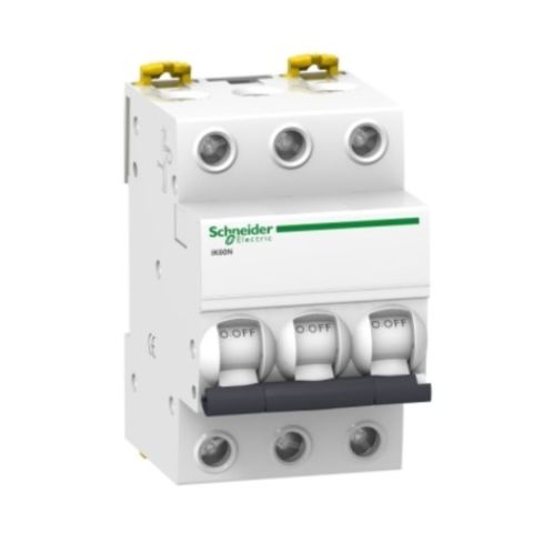 SCHNEIDER MİNYATÜR DEVRE KESİCİ - İK60N - 3 KUTUP - 6 A - B EĞRİSİ A9K23306