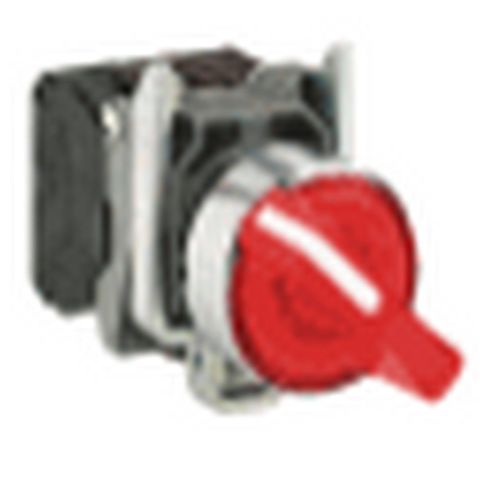SCHNEIDER KALICI IŞIKLI MANDAL BUTON KIRMIZI 0-1 24V AC-DC LEDLİ 3389110892208