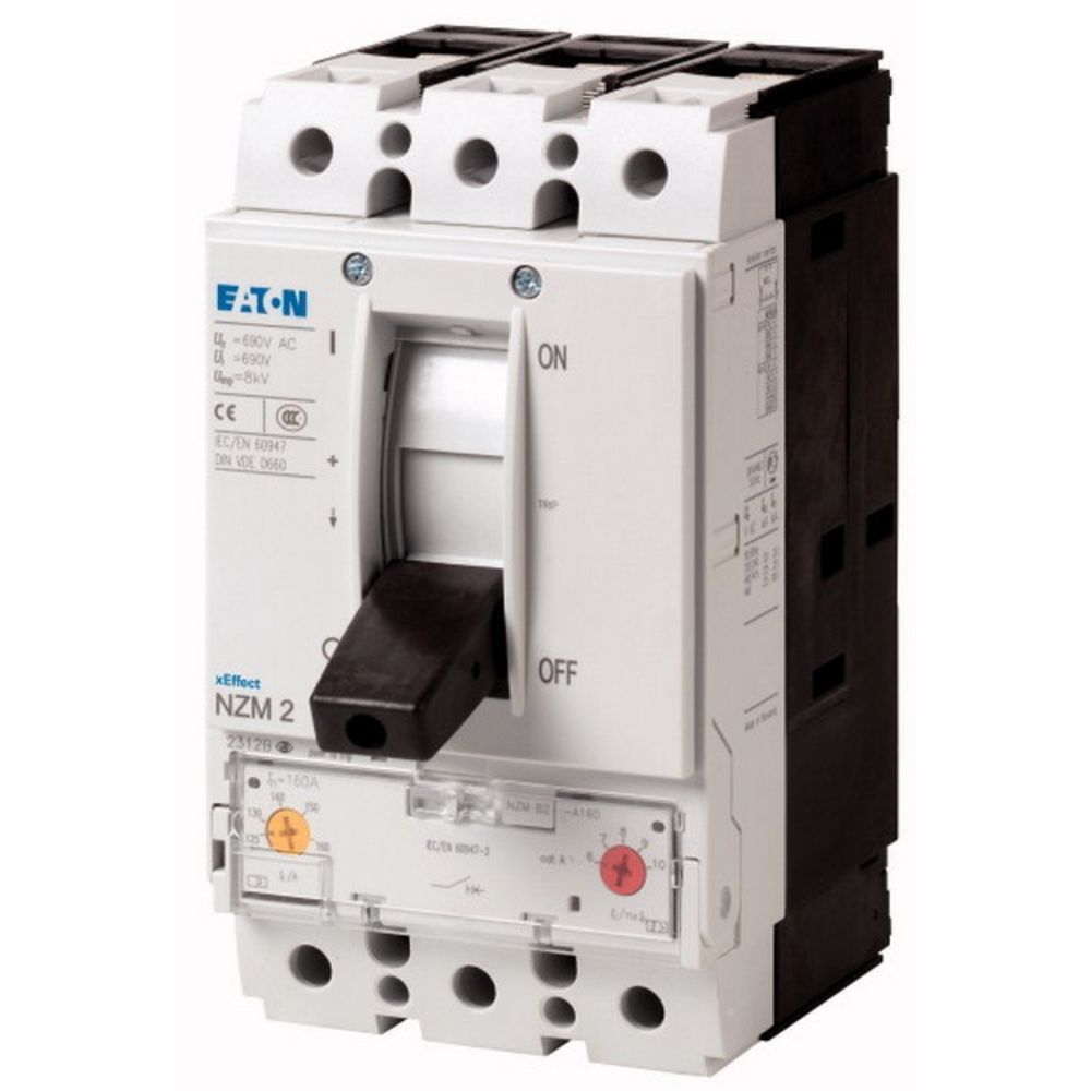 EATON NZMB2-A125 KOMPAKT ŞALTER (AYARLANABİLİR TERMİK-MANYETİK KORUMALI) 3X125A 25KA