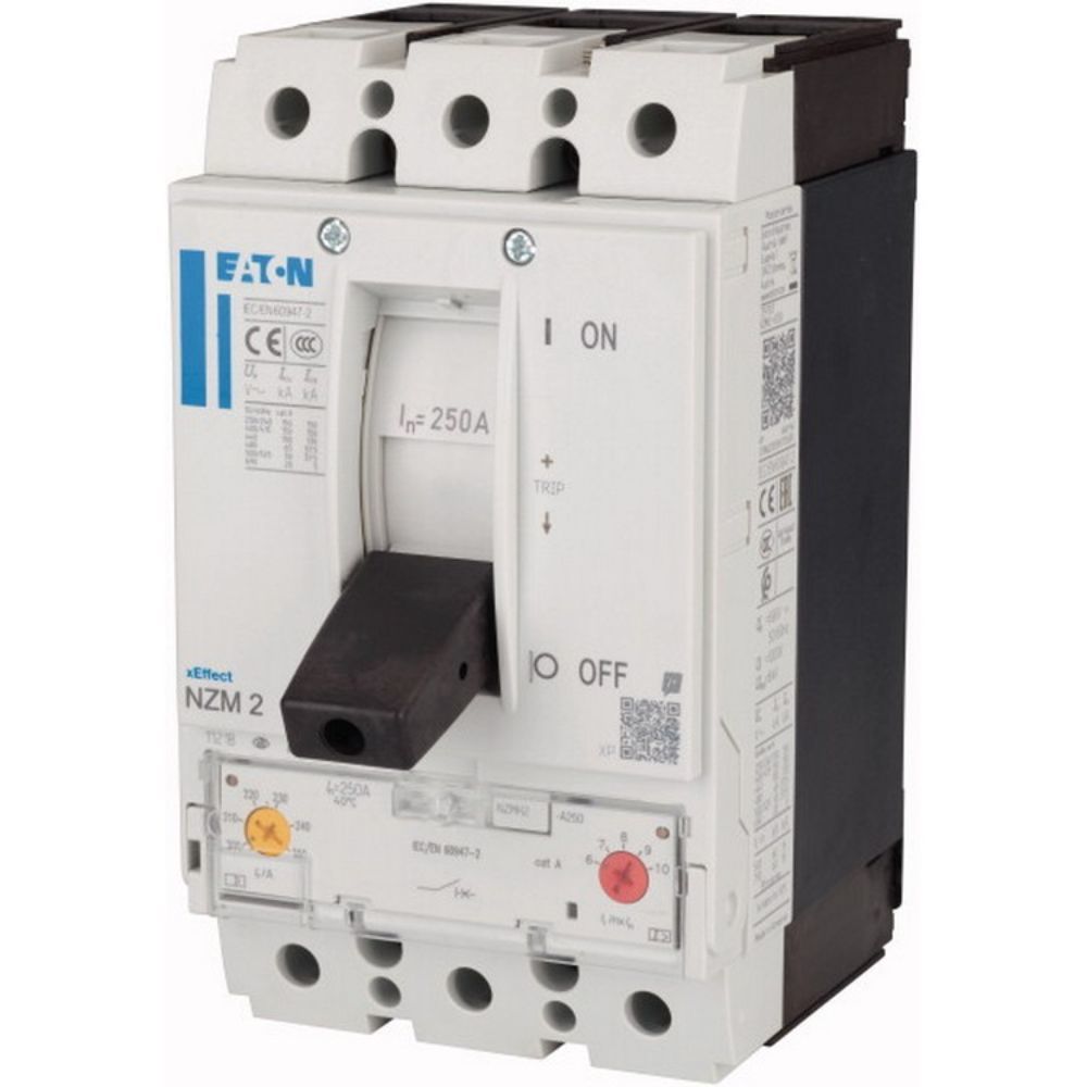 EATON NZMH2-A250 KOMPAKT ŞALTER (AYARLANABİLİR TERMİK-MANYETİK KORUMALI) 3X250A 150KA